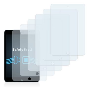 Savvies Schutzfolie für Apple iPad Mini 1 2012, Displayschutzfolie, 6 Stück, Folie klar