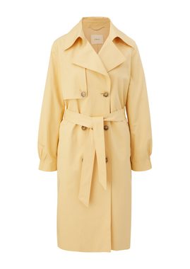 s.Oliver BLACK LABEL Funktionsmantel Trenchcoat mit Bindegürtel