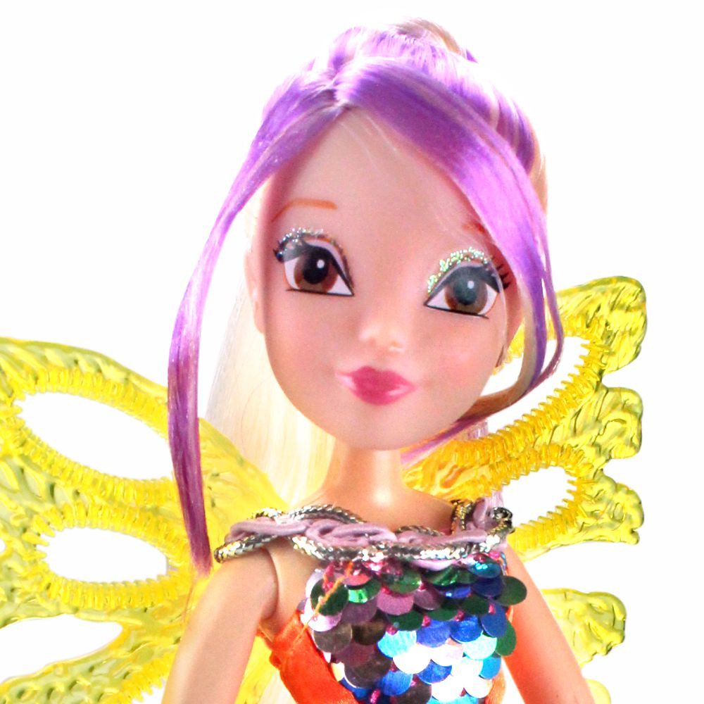 Winx Club Anziehpuppe Stella Sirenix Fairy Bubble Puppe Winx Club Fee 28 cm
