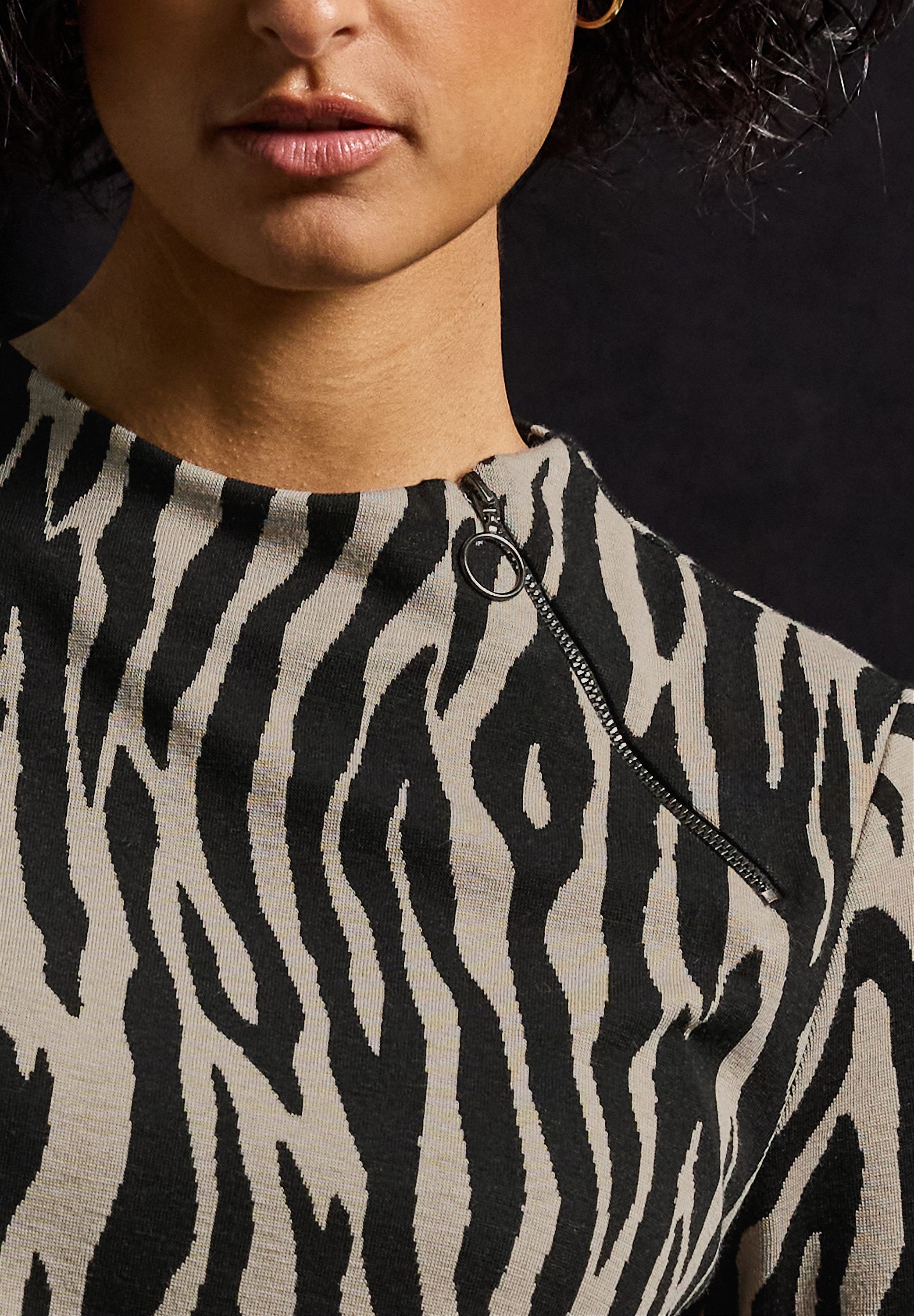 STREET ONE 3/4-Arm-Shirt mit 3/4 Ärmeln