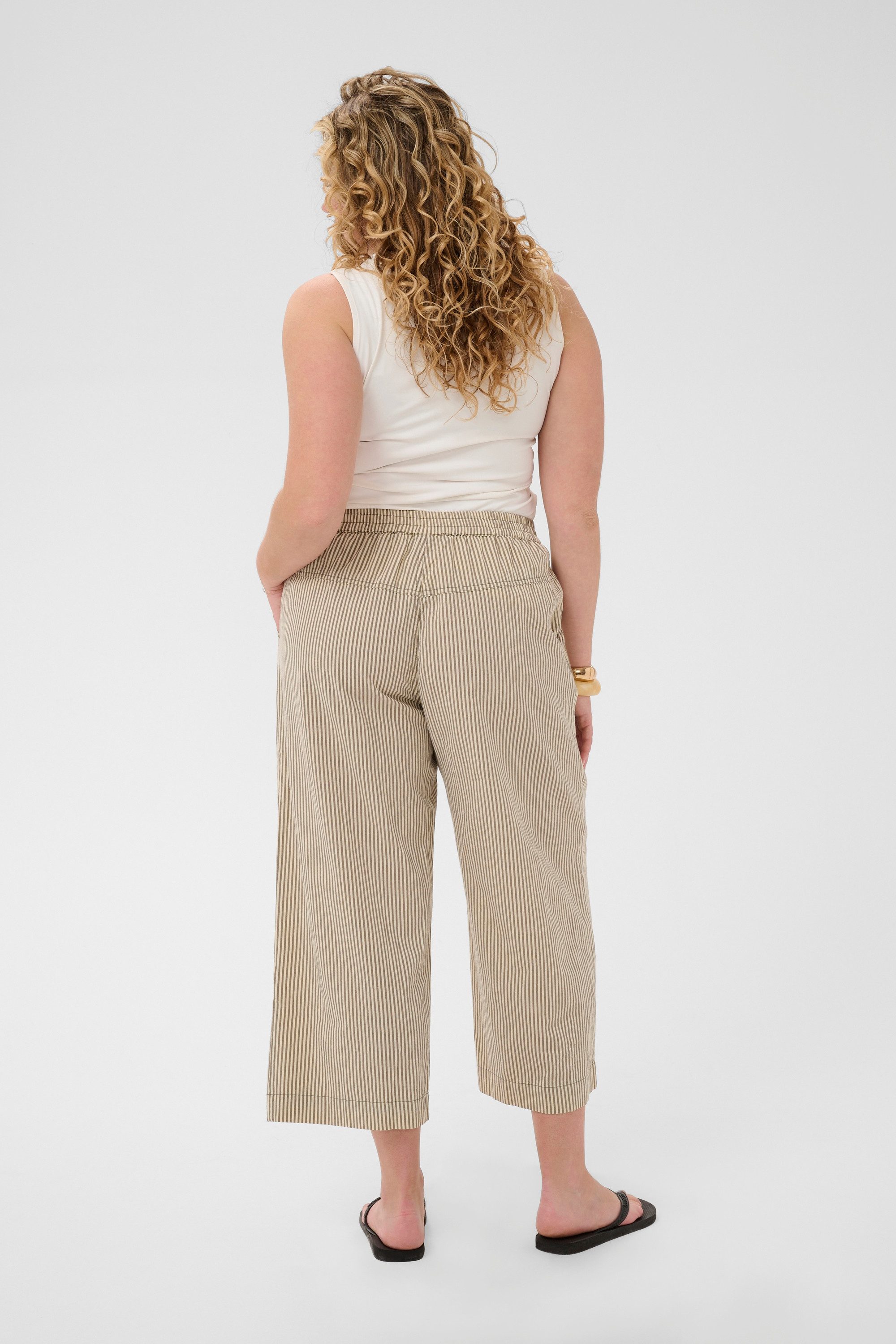 KAFFE Curve Stoffhose Casual Hose KCnana Große Größen