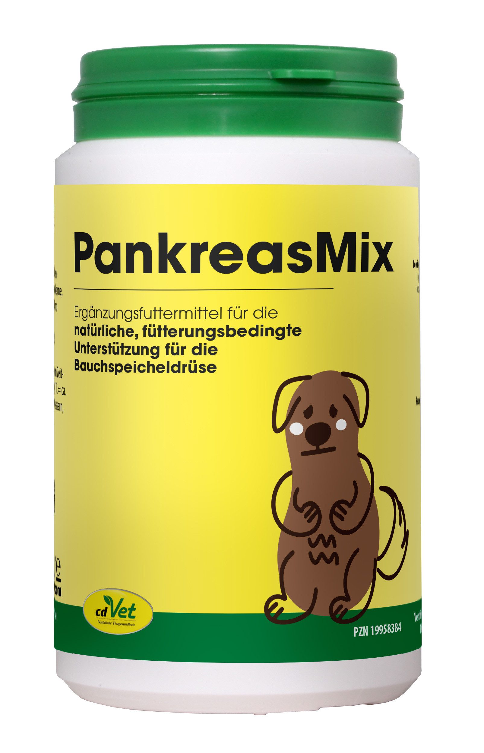 cdVet cdVet PankreasMix, Nahrungsergänzungsmittel für: Katzen, Hunde, natürliche Funktion der Bauchspeicheldrüse unterstützen