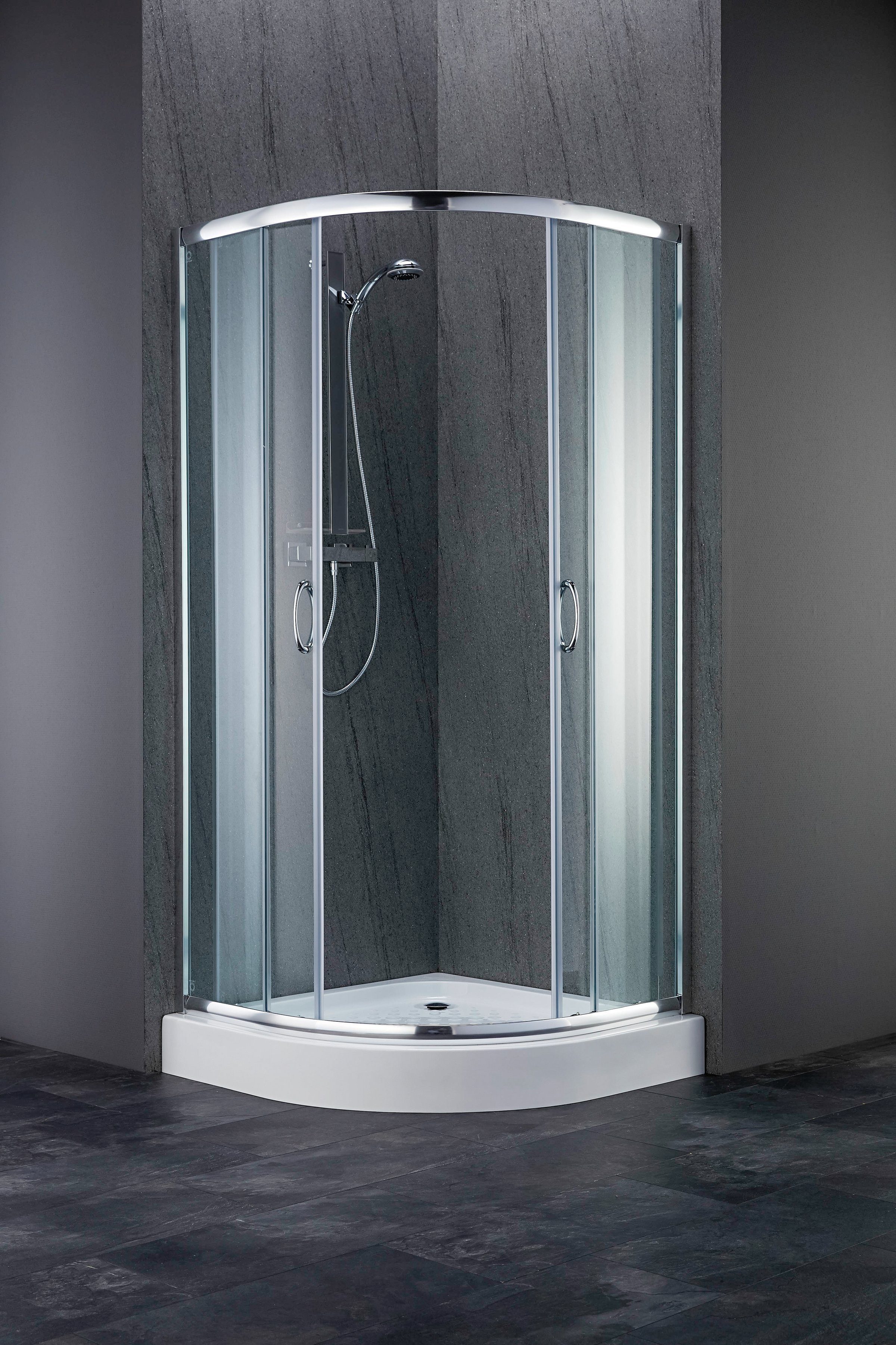 welltime Runddusche Summer SET, BxT: 80x80 cm, Einscheibensicherheitsglas, günstig online kaufen