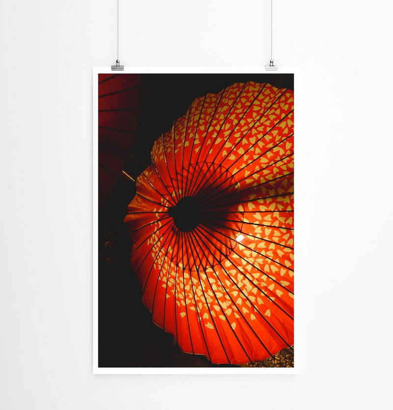 Sinus Art Poster »60x90cm Poster Künstlerische Fotografie  Asiatische Sonnenschirme«