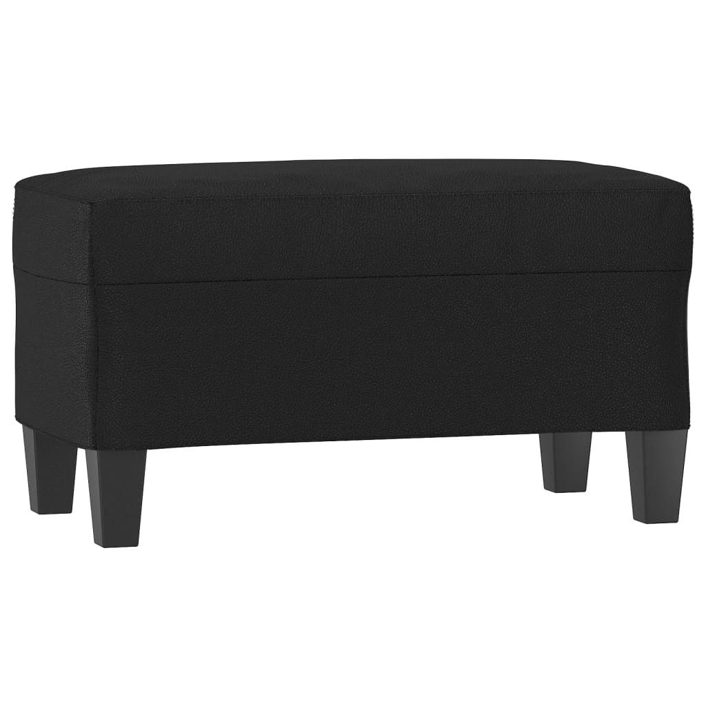 vidaXL Sitzbank Sitzbank Schwarz 70x35x41 cm Kunstleder