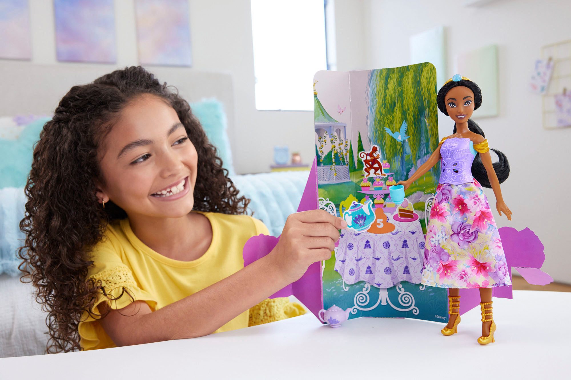 Mattel® Anziehpuppe Disney Princess Spin & Reveal Jasmin günstig online kaufen