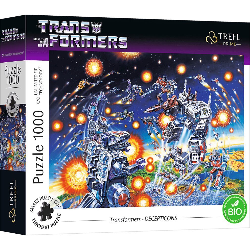 Trefl Puzzle Puzzle UFT Transformers: Decepticons 1000 Teile, Puzzleteile