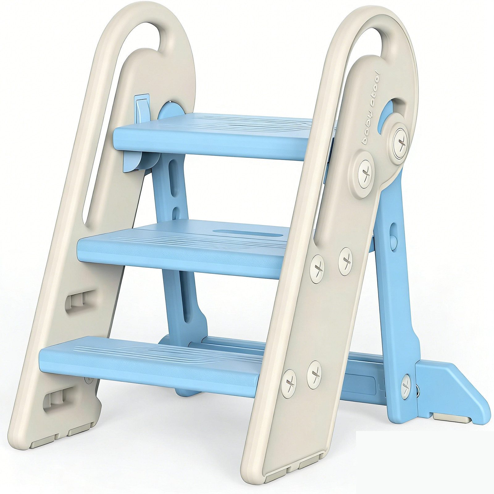 Trithocker Design Onasti Tritthocker Kinder-Trittleiter, Tritthocker, Klappbar mit 3 ...