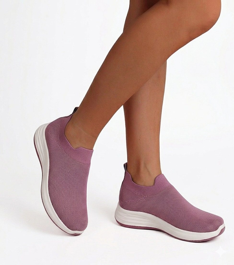 Pogolino PG160 Slip-On Sneaker Damen Slip-On Sneakers dehnbar herausnehmbare Sohle atmungsaktiv – Bild 2 von 2