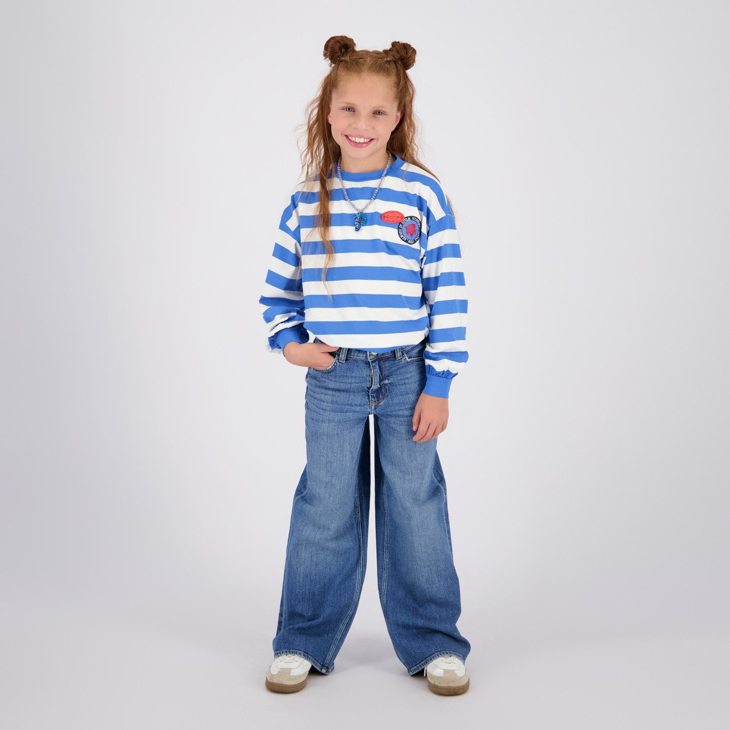 Vingino 5-Pocket-Jeans Cita Extrax Wide Leg Jeans für Girls