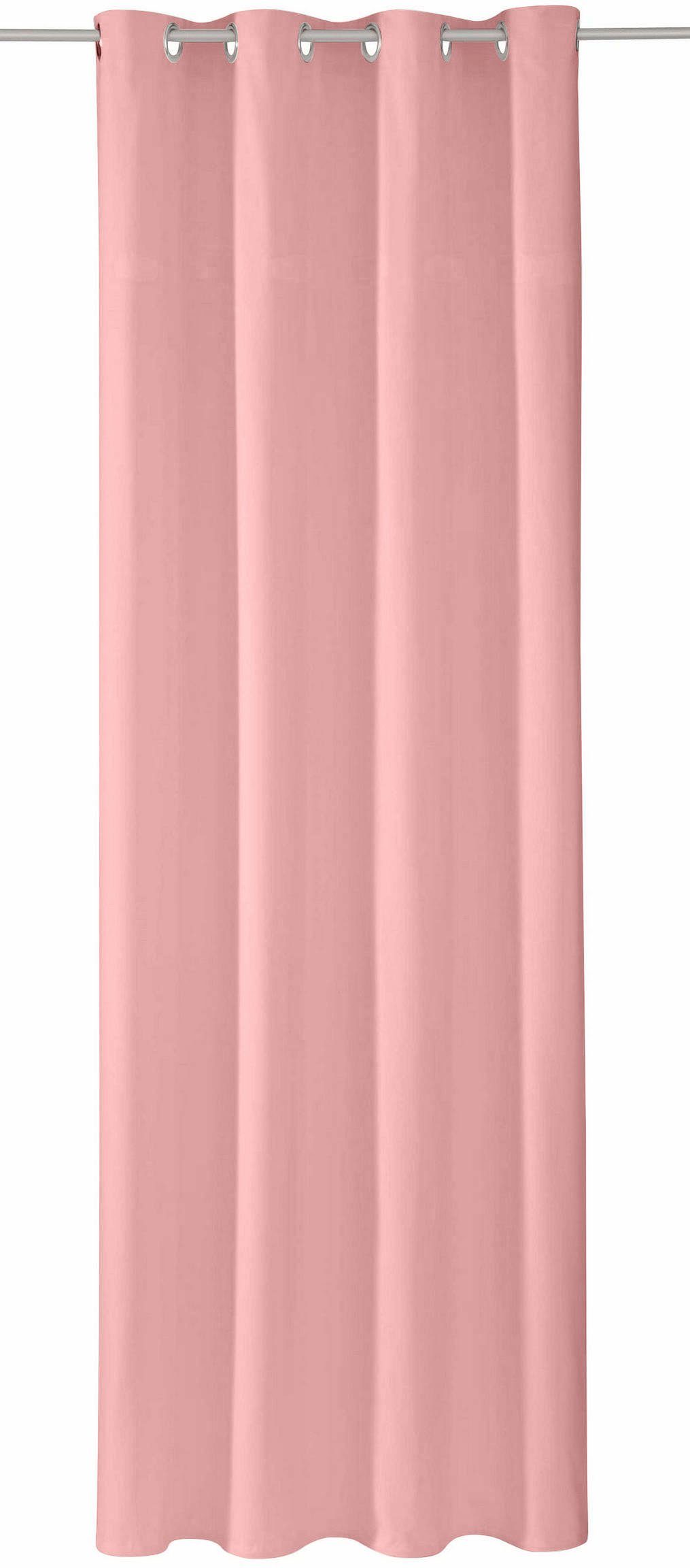 blickdicht TOM Vorhang (1 HOME, rosé TAILOR St), blickdicht, Dove, Ösen