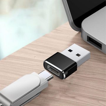 Cadorabo 3x USB C auf USB USB-Adapter, 3x USB Adapter - USB auf USB C Adapter Konverter