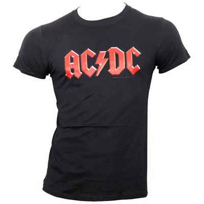 AC/DC T-Shirt Red Logo (Schwarz)