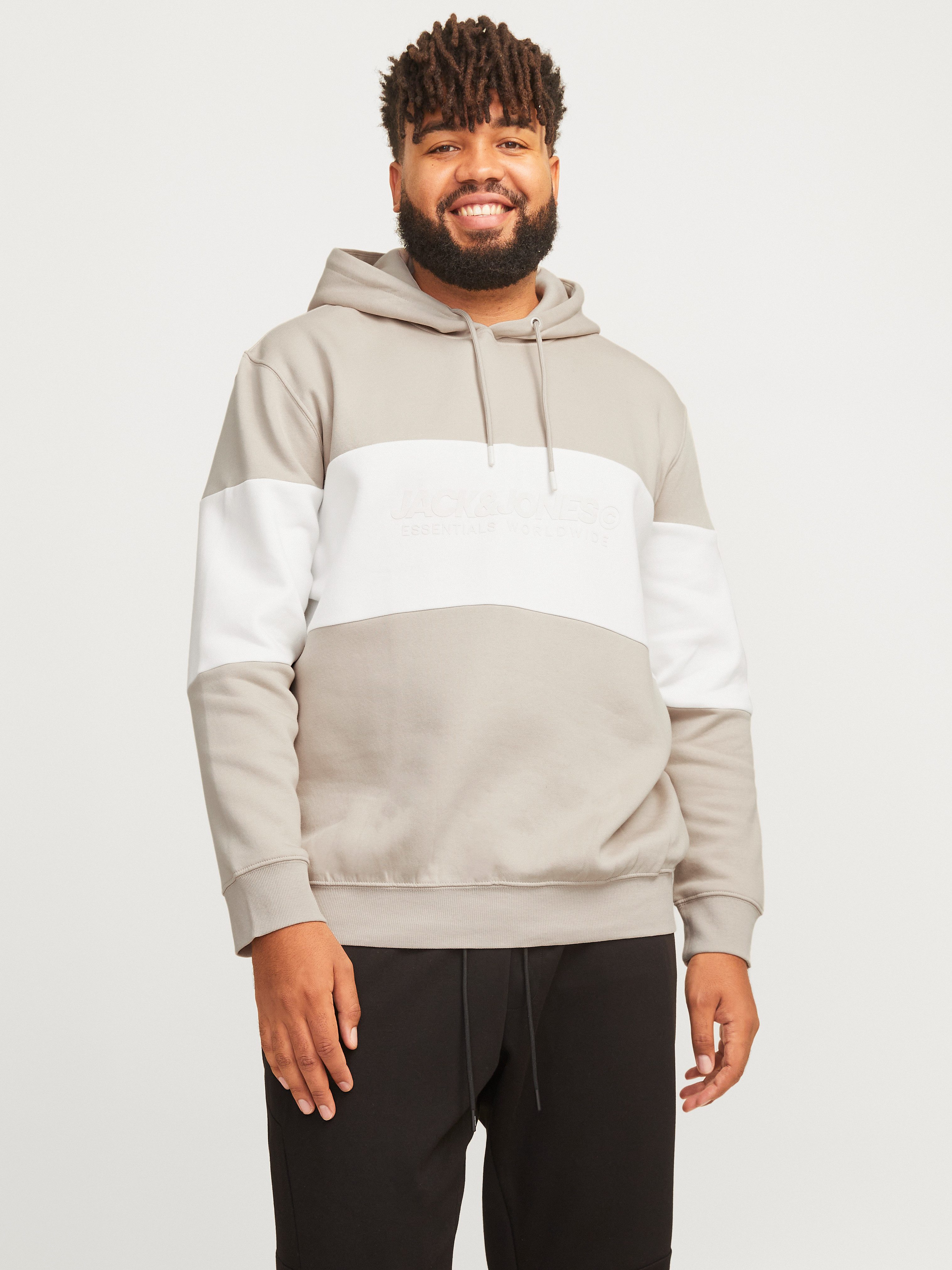 Jack & Jones PlusSize Kapuzensweatshirt JJELEGACY BLOCKING SWEAT HOOD NOOS günstig online kaufen