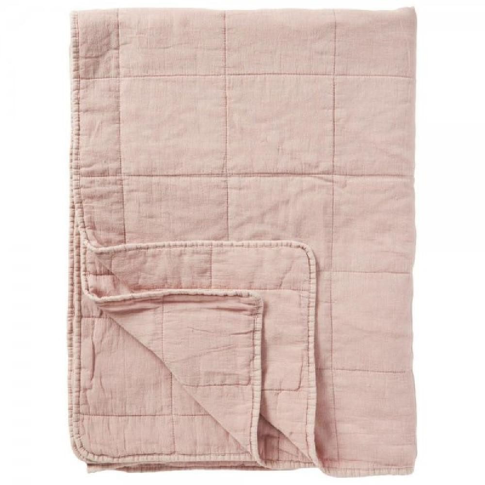 Wohndecke Ib Laursen Tagesdecke Quilt Klassisch Rosa (130x180cm), Ib Laurse günstig online kaufen