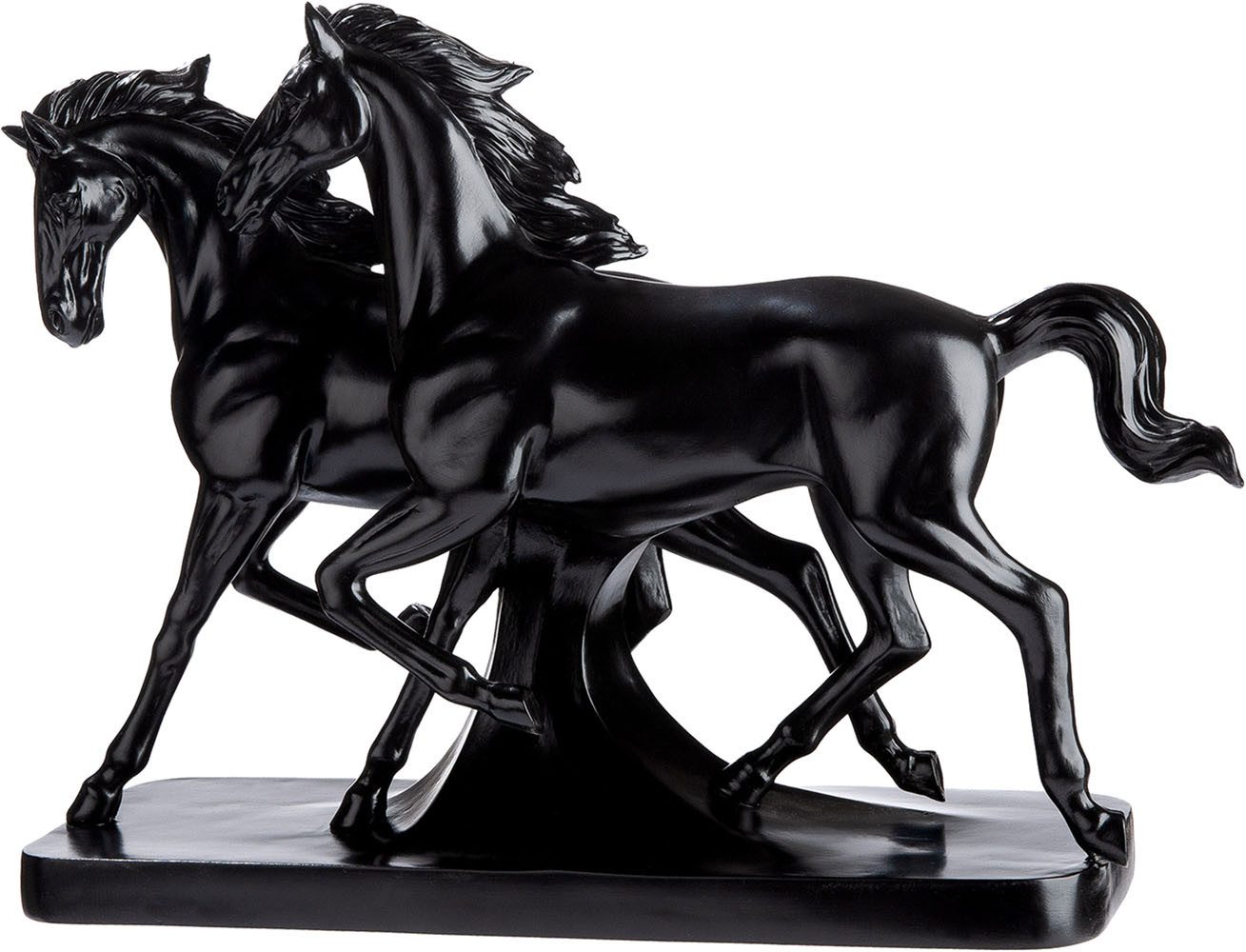 GILDE Skulptur Figur Pferd Luna & Casanova