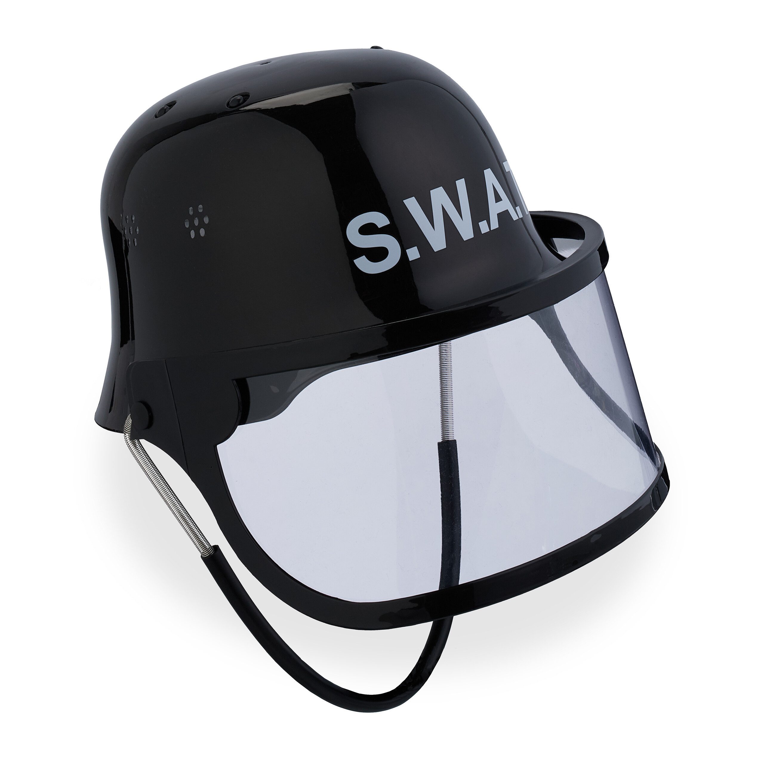 relaxdays Polizei-Kostüm 2x SWAT Helm für Kinder