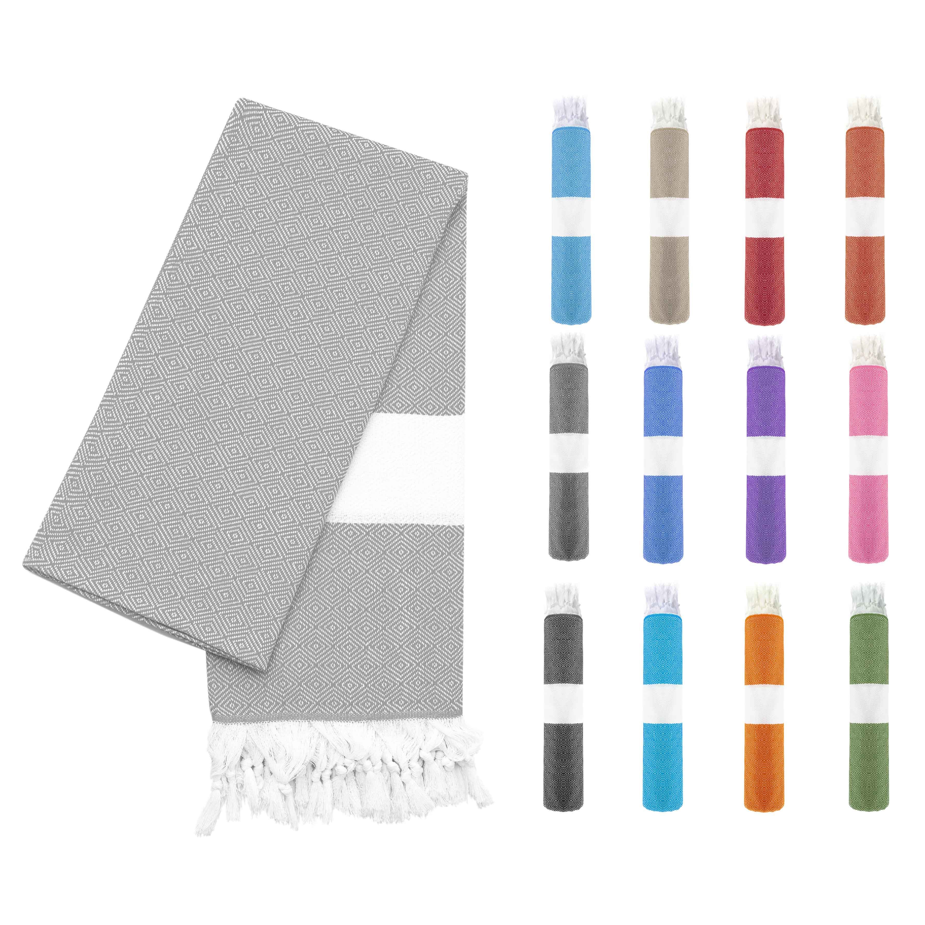 Turquoise Home Strandtuch Ecoluxe Hamamtuch 100x200cm günstig online kaufen