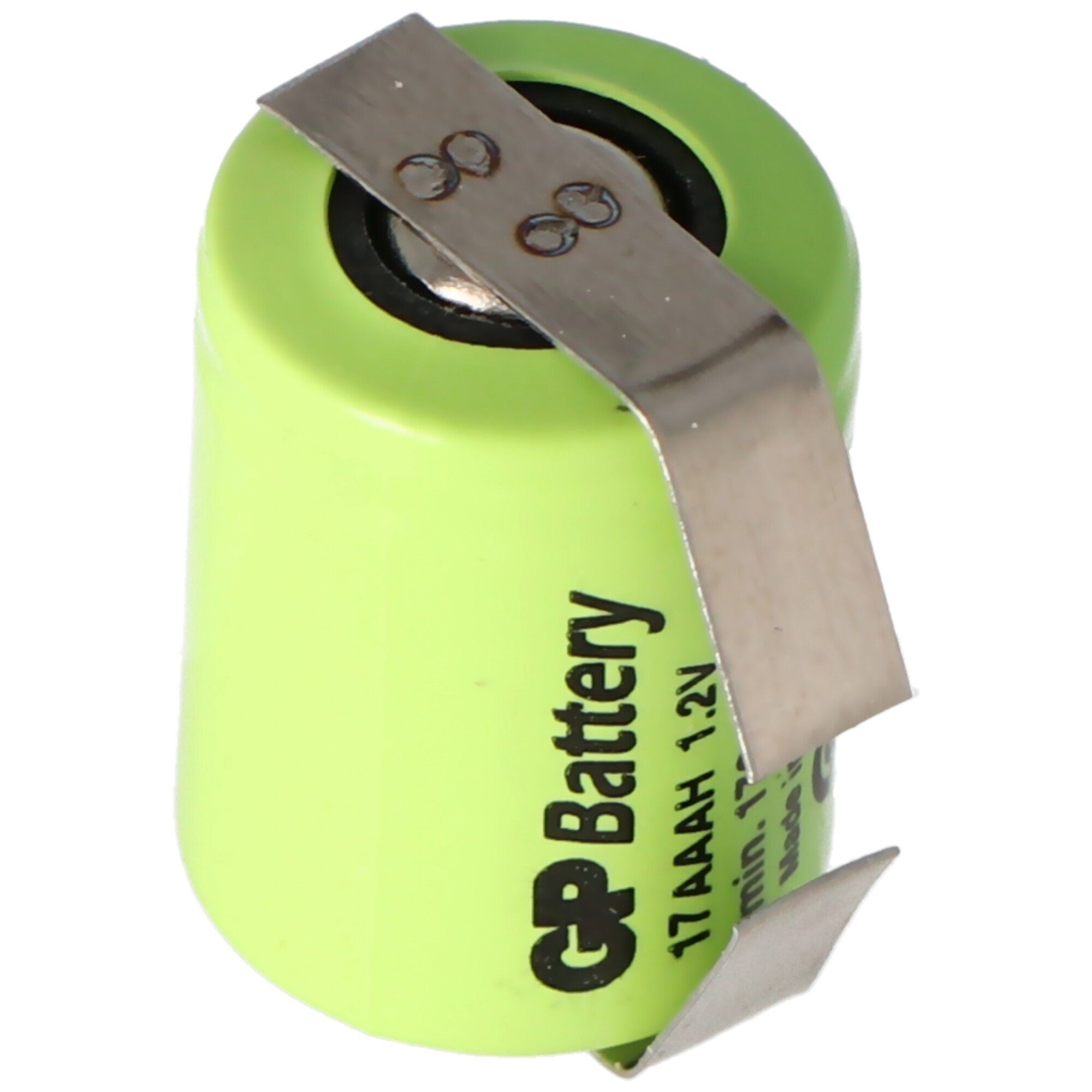 GP 1/3AAA NiMH Akku Size 1/3 AAA 170mAh mit Lötfahne in U-Form Akku