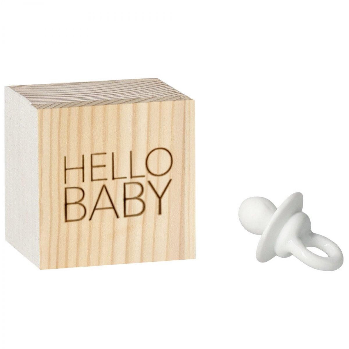 Räder Spiel Design Glückskästchen Hello Baby (Schnuller)