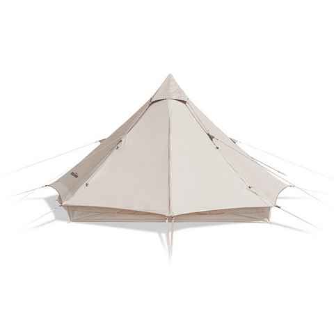 Naturehike Firstzelt Campingzelt wasserdicht, Firstzelte Zelt 8-Sided, Pyramidenzelt für Familien, 350 x 350 x 210 cm