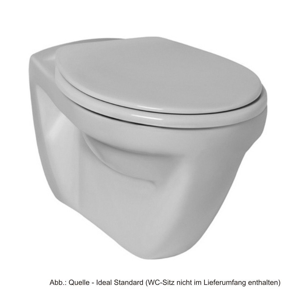 Ideal Standard Waschbecken Ideal Standard Eurovit Wand-Flachspül-WC, weiss, V340301