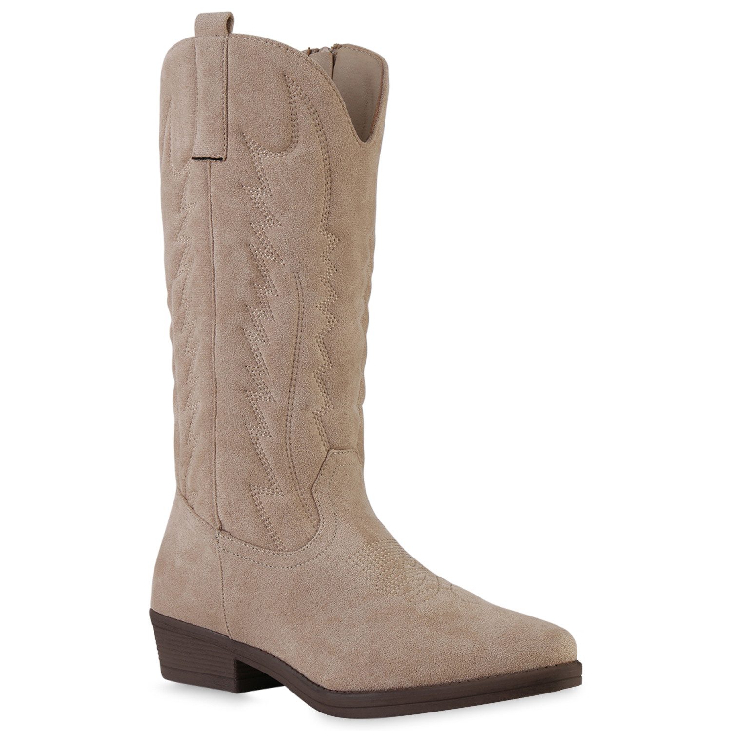 VAN HILL 839875 Ковбойские Damen Leicht Gefütterte Ковбойские Сапоги Stickereien