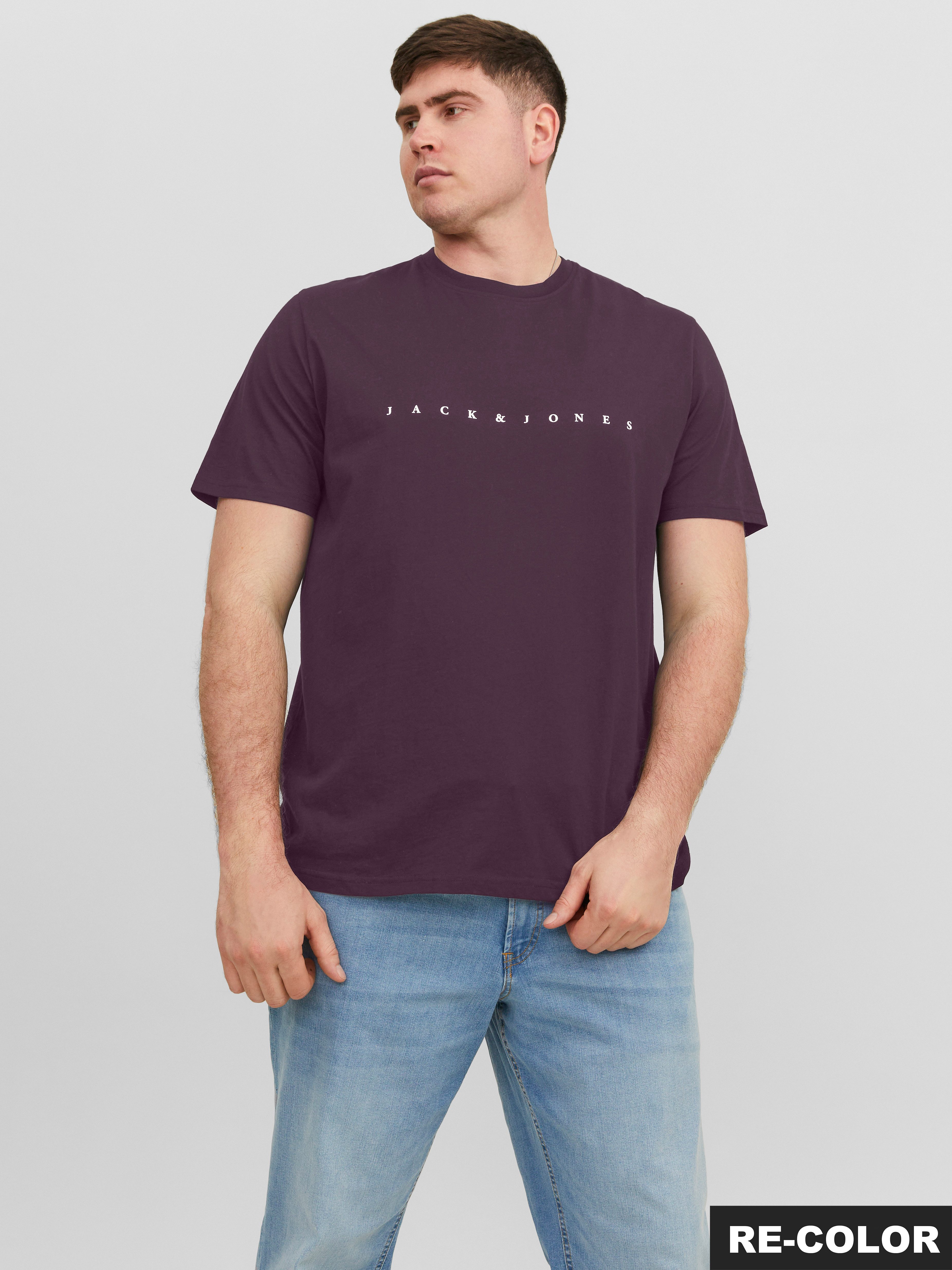 Jack & Jones PlusSize Rundhalsshirt JJESTAR JJ TEE SS NOOS PLS mit Logo Sch günstig online kaufen