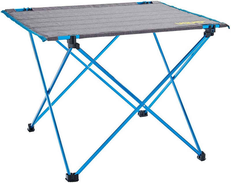 UQUIP Campingtisch »Falttisch Liberty, Leichtgewichttisch bis 30 kg belastbar, Grau«, Tischplatte aus reißfestem Polyester
