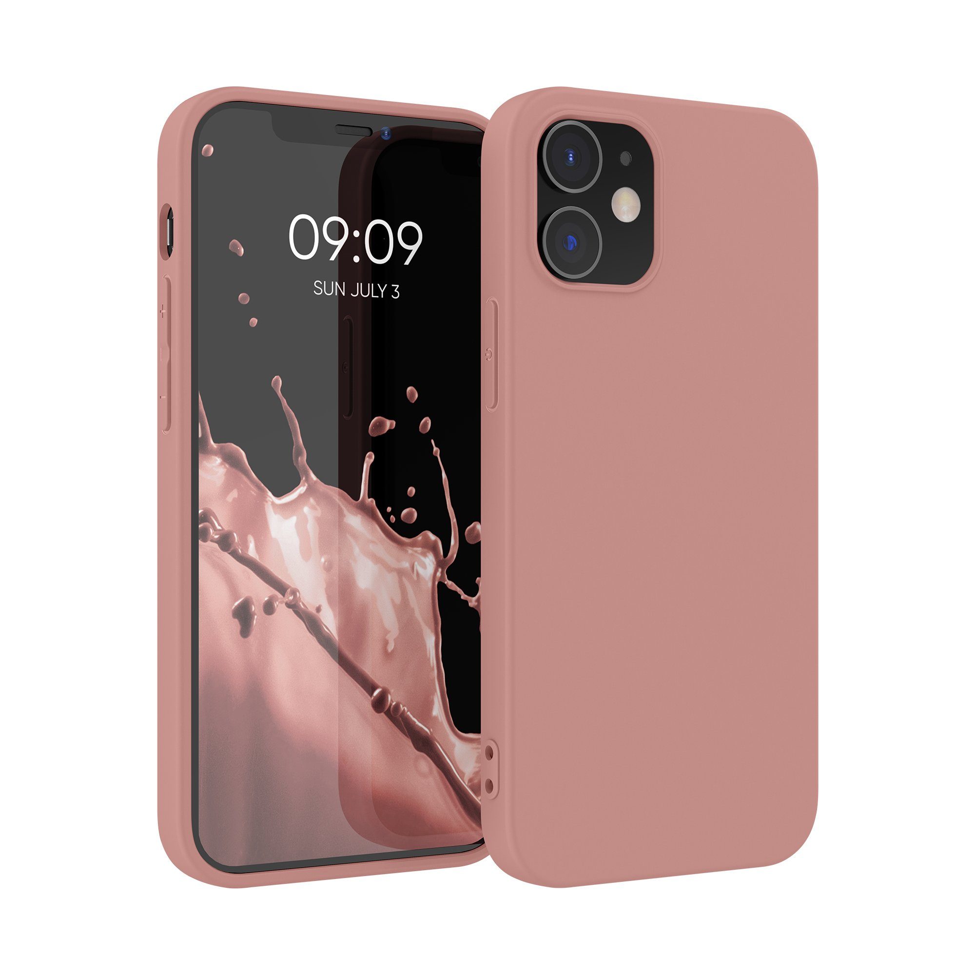 kwmobile Handyhülle Hülle für Apple iPhone 12 / 12 Pro, Hülle Silikon - Soft Handyhülle - Handy Case Cover
