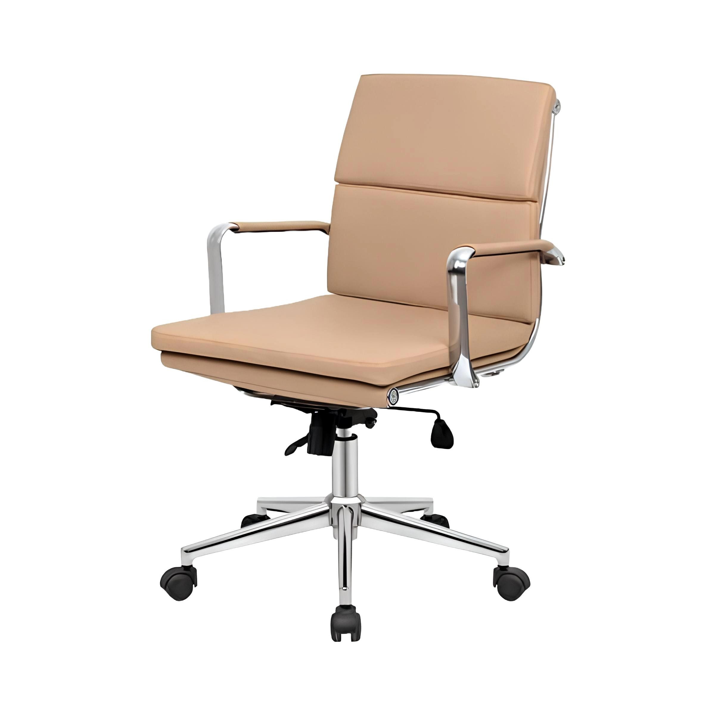 Xlmoebel Gaming-Stuhl Beiger Drehstuhl mit ergonomischer Form und hohem Sitzkomfort (1 St), Hergestellt in Europa
