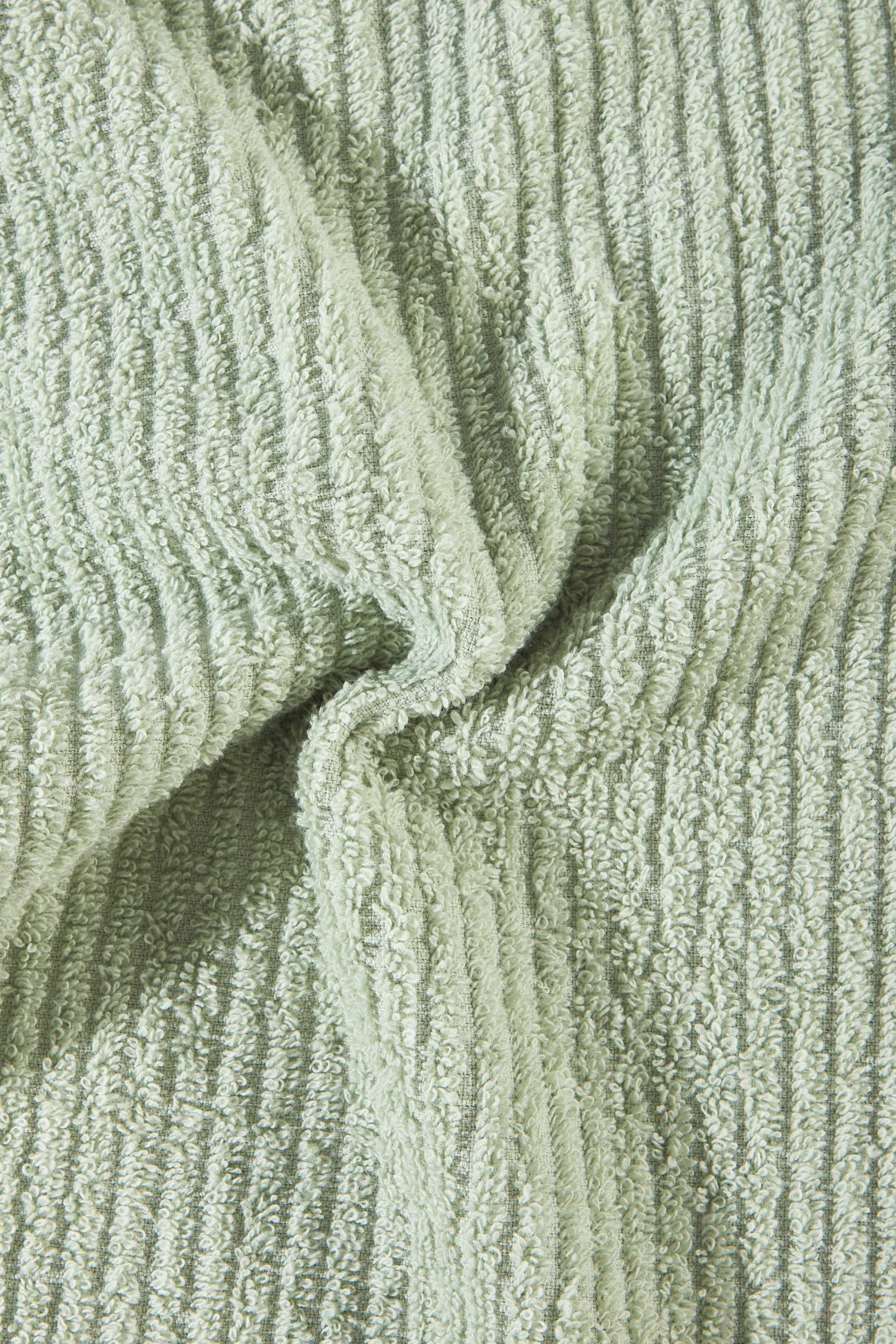 OTTO home Gästehandtücher Riva, 30x50, Premium Handtücher, 500 gr/m², Webfrottier (3-St), Hoch-Tief-Struktur, Streifen, weich, 5 Jahre Garantie – Bild 5 von 5
