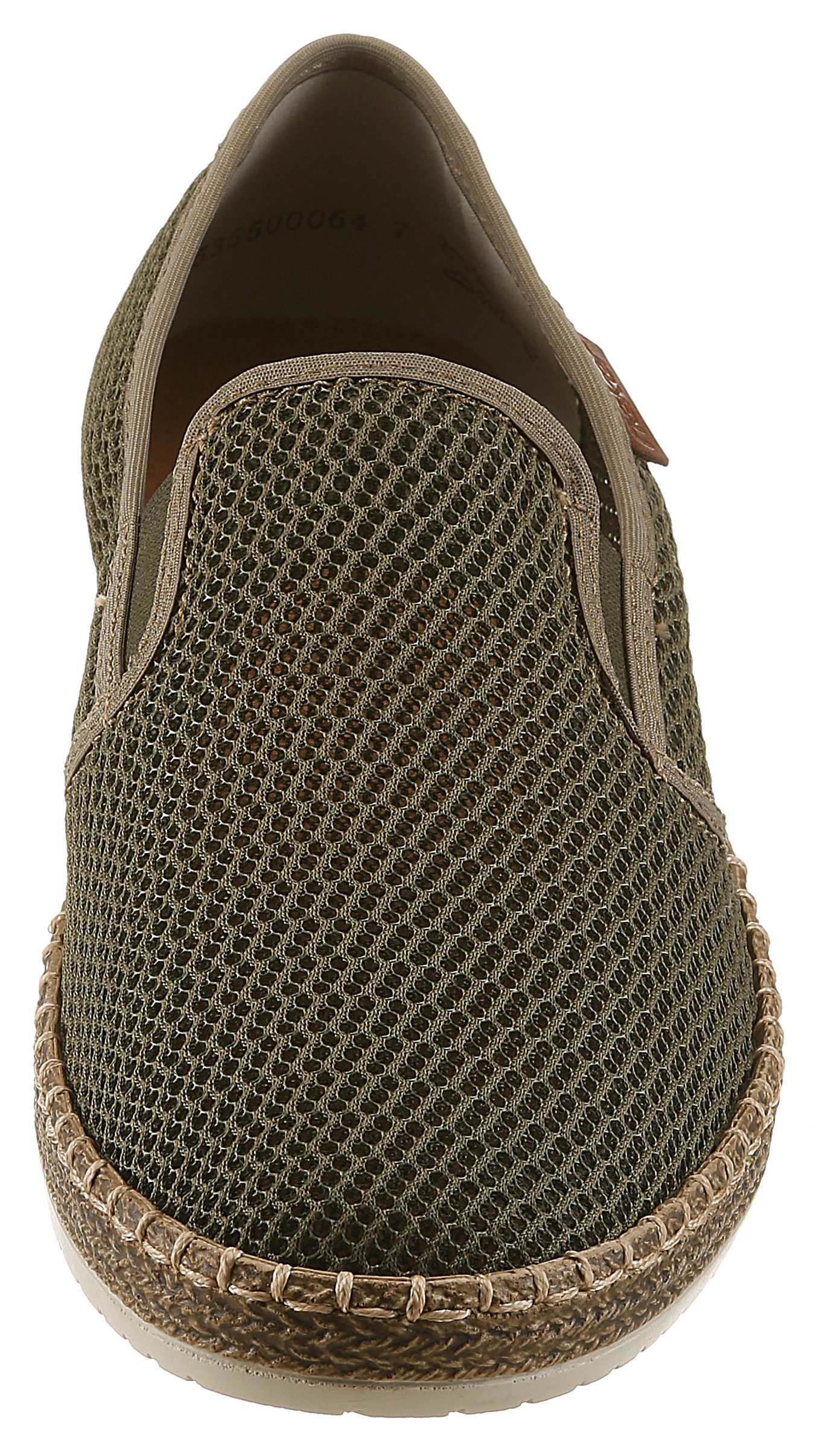 Rieker Espadrille mit luftdurchlässiger Perforation