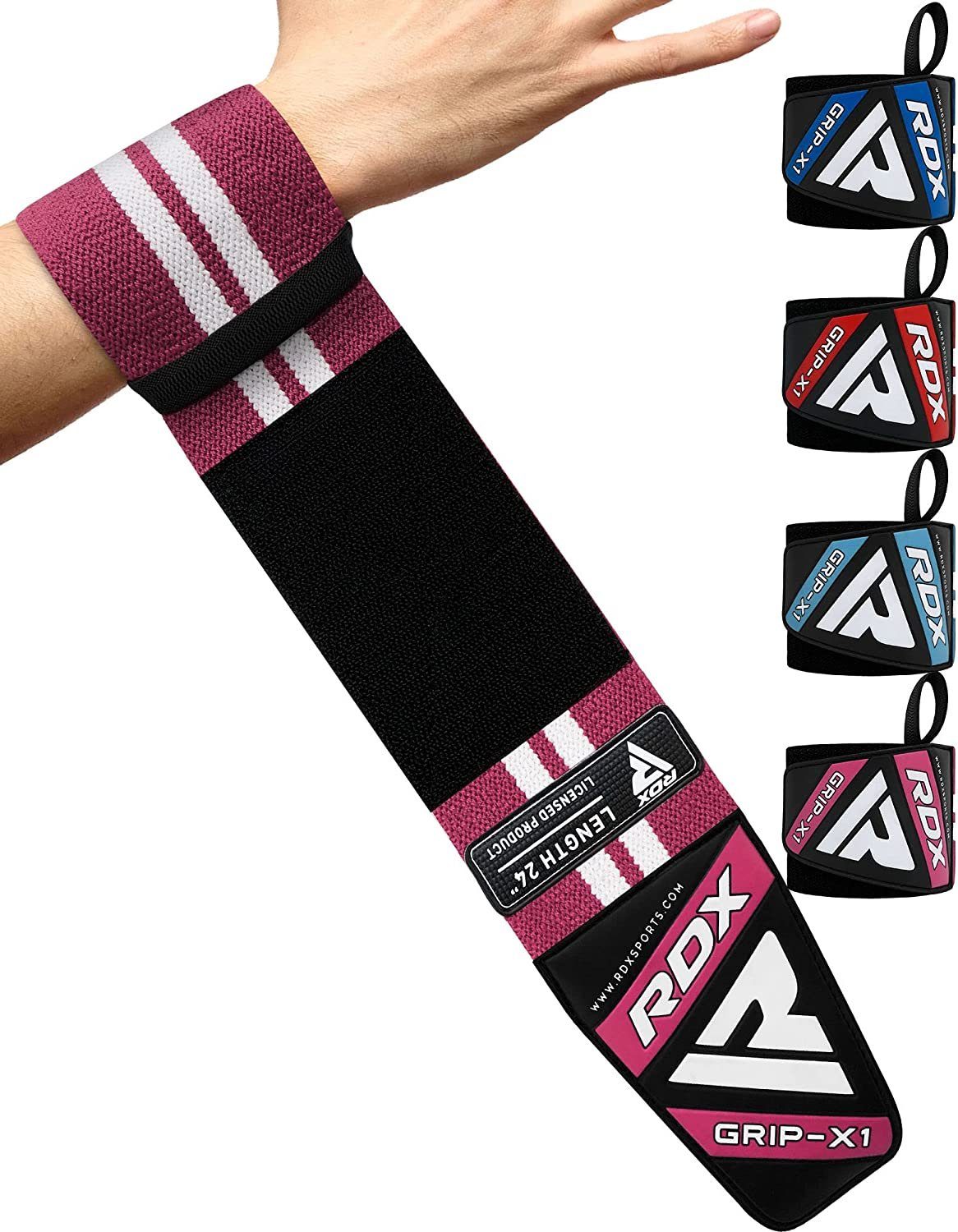 RDX Handgelenkschutz RDX Handgelenkbandagen Fitness Kraftsport, Weightlifting straps