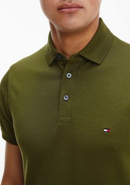 Tommy Hilfiger Poloshirt 1985 SLIM POLO aus leicht strukturiertem Piqué-Material