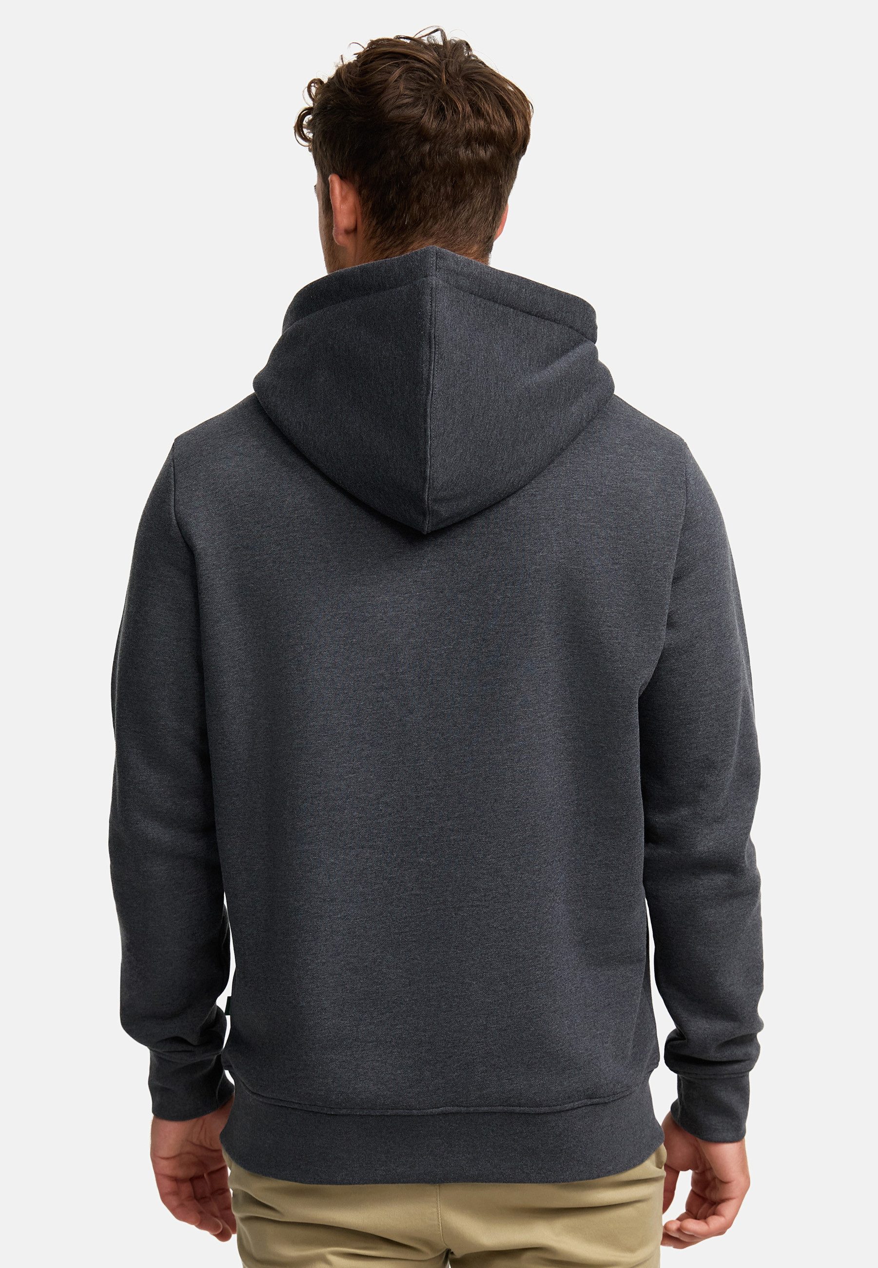 Kronstadt Hoodie Herren KSLars Sweatshirt Kapuze Herrenhoodie (Sweatshirt) Hoodie mit dezentem Logoprint auf der Brust