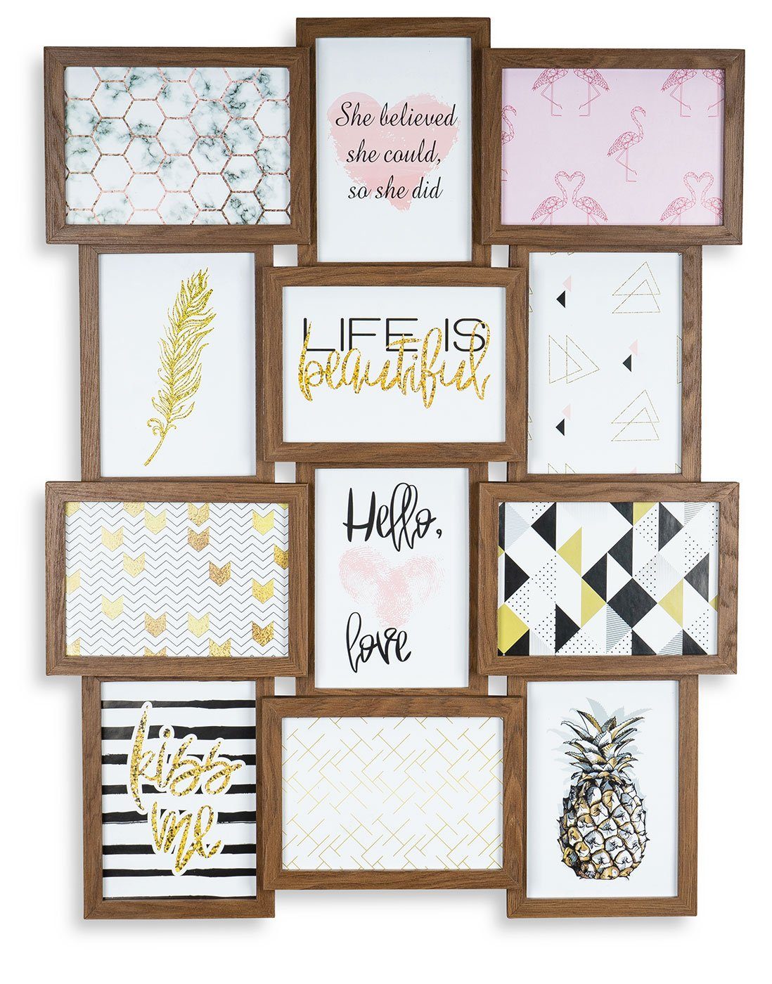 Levandeo® Bilderrahmen Collage, levandeo Bilderrahmen Collage günstig online kaufen