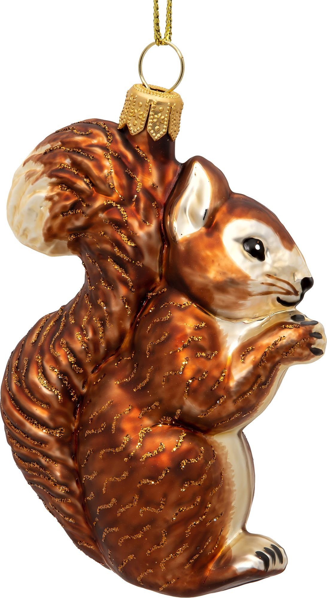 Weihnachtskugel Weinbergschnecke – Handbemaltes Glas, Silber Verspiegelt, Ca. 5,9 Cm