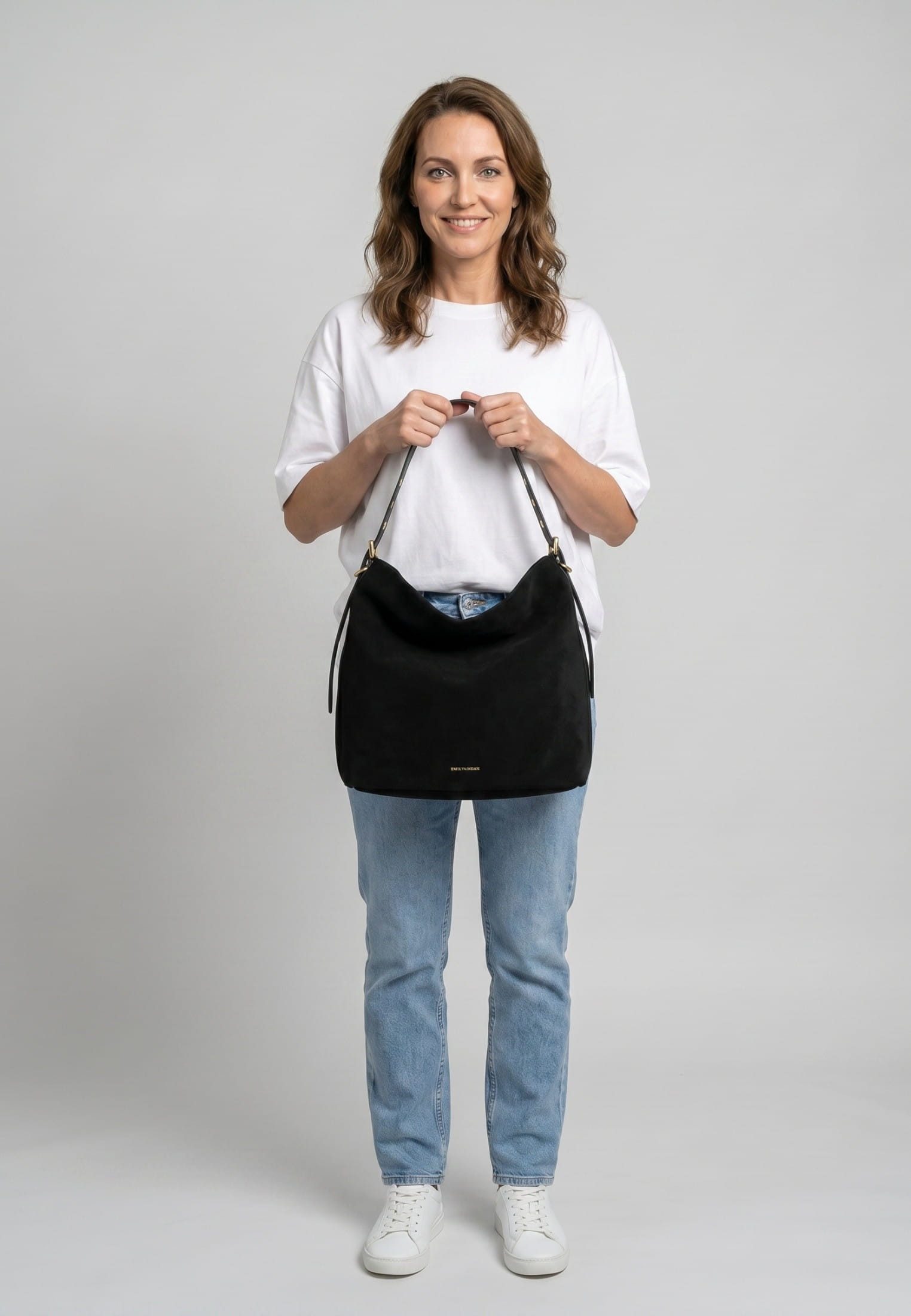 EMILY & NOAH Beuteltasche E&N Laren, Logo Patch