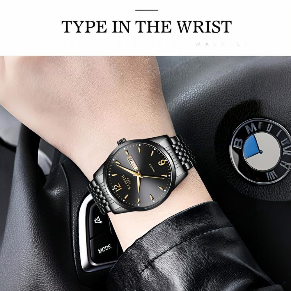 Forrlite Quarzuhr Quarzuhr, Armbanduhr Edelstahl Herren Uhr, Multifunktions günstig online kaufen