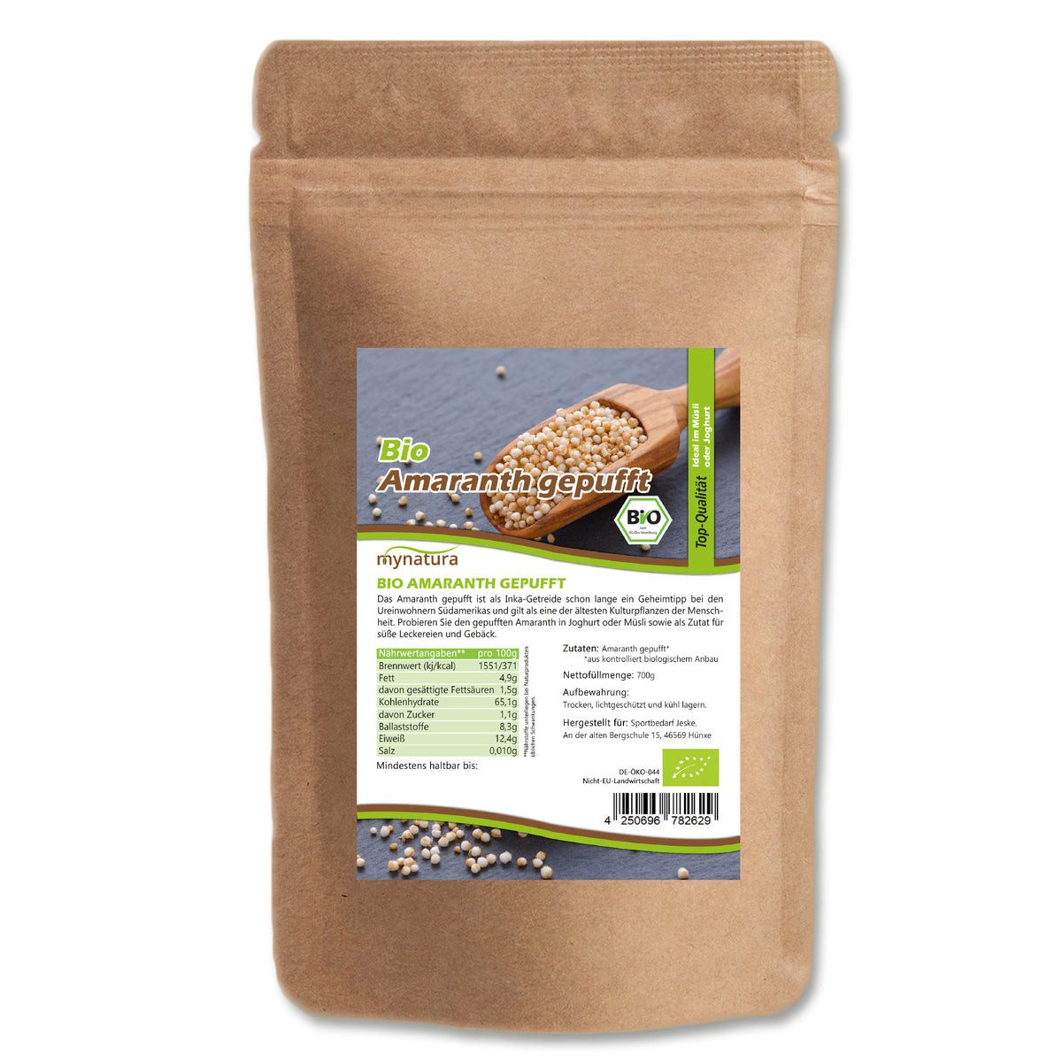 Mynatura Getreide Mynatura Bio Amaranth gepufft