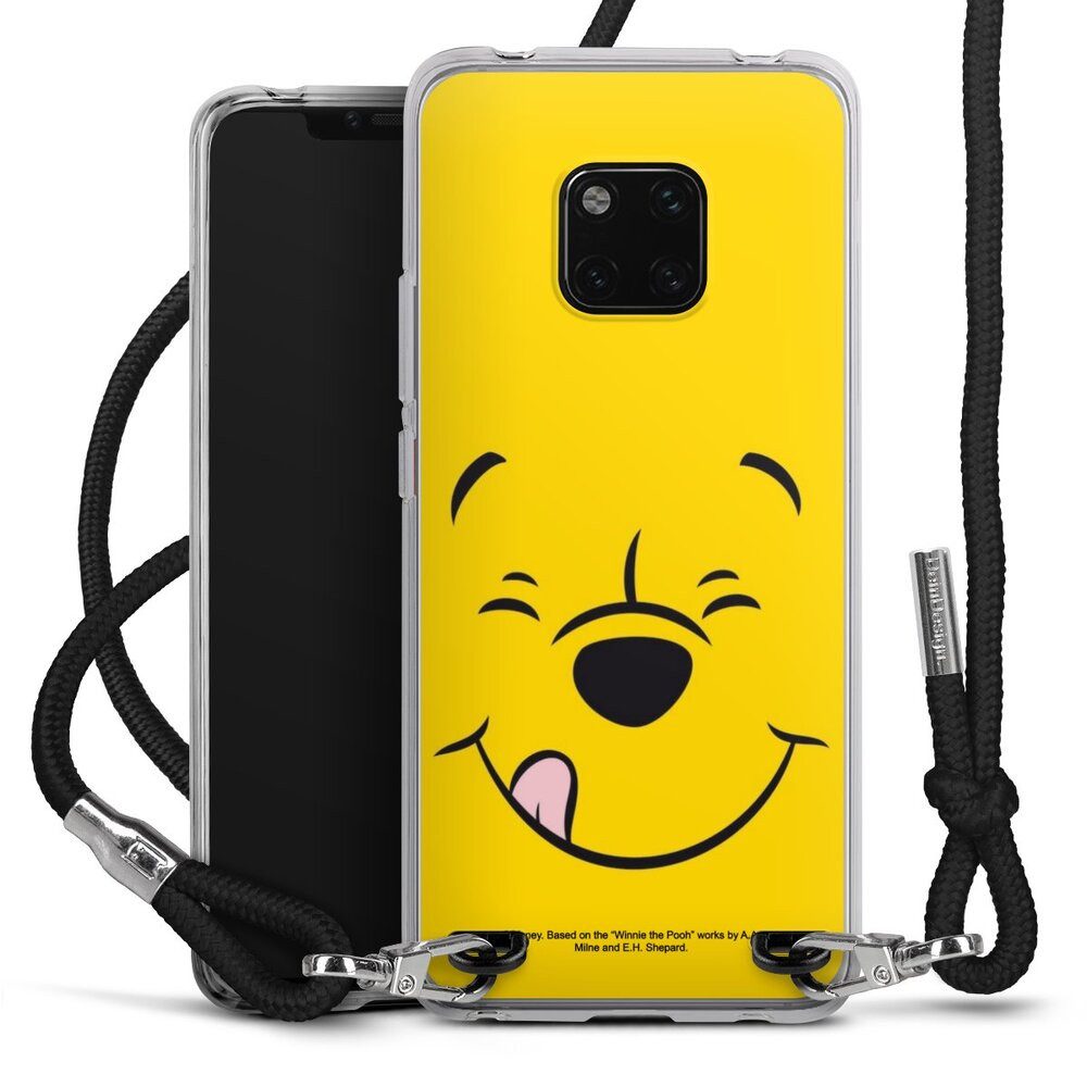 DeinDesign Handyhülle Winnie Puuh Offizielles Lizenzprodukt Disney Puuh Closeup, Huawei Mate 20 Pro Handykette Hülle mit Band Case zum Umhängen
