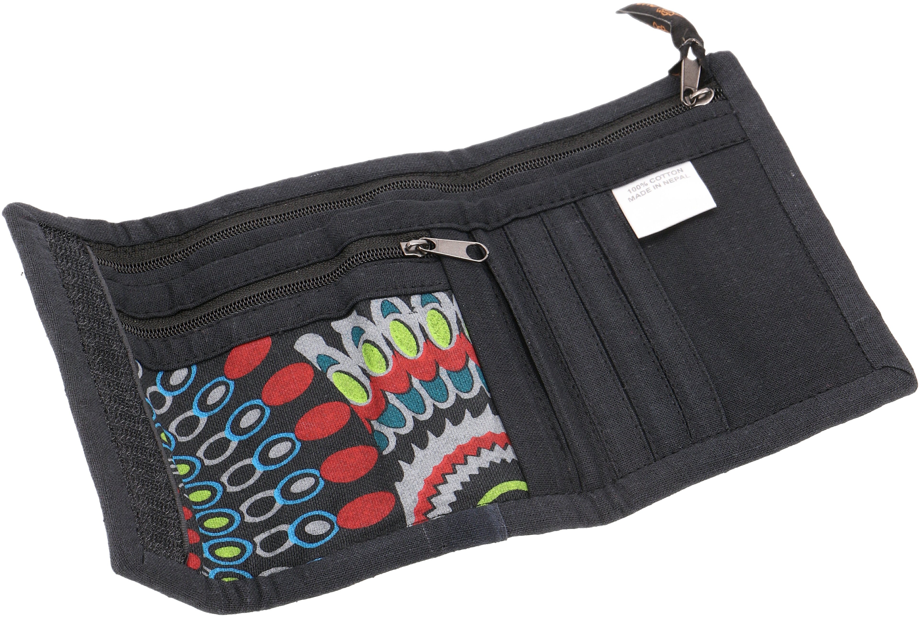 Guru-Shop Geldbörse Besticktes Portemonnaie Retro, Ethno, Boho..