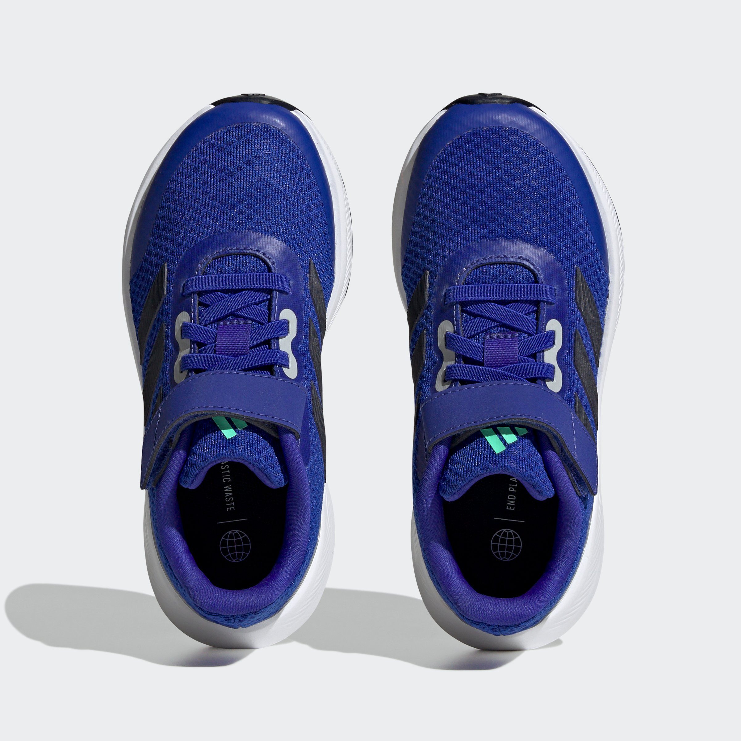 blau LACE Sneaker TOP adidas STRAP Sportswear ELASTIC 3.0 RUNFALCON