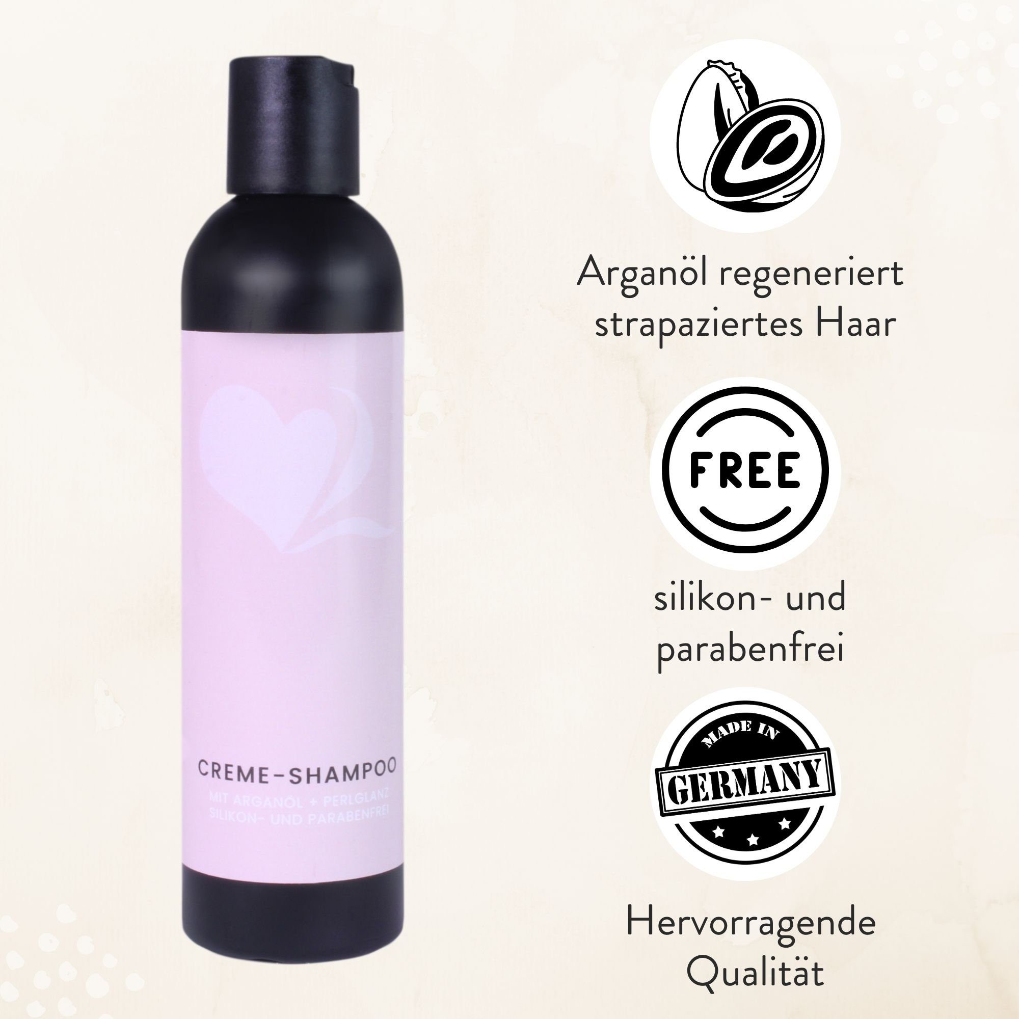 hair2heart Echthaar-Extension Extensions Shampoo 200ml