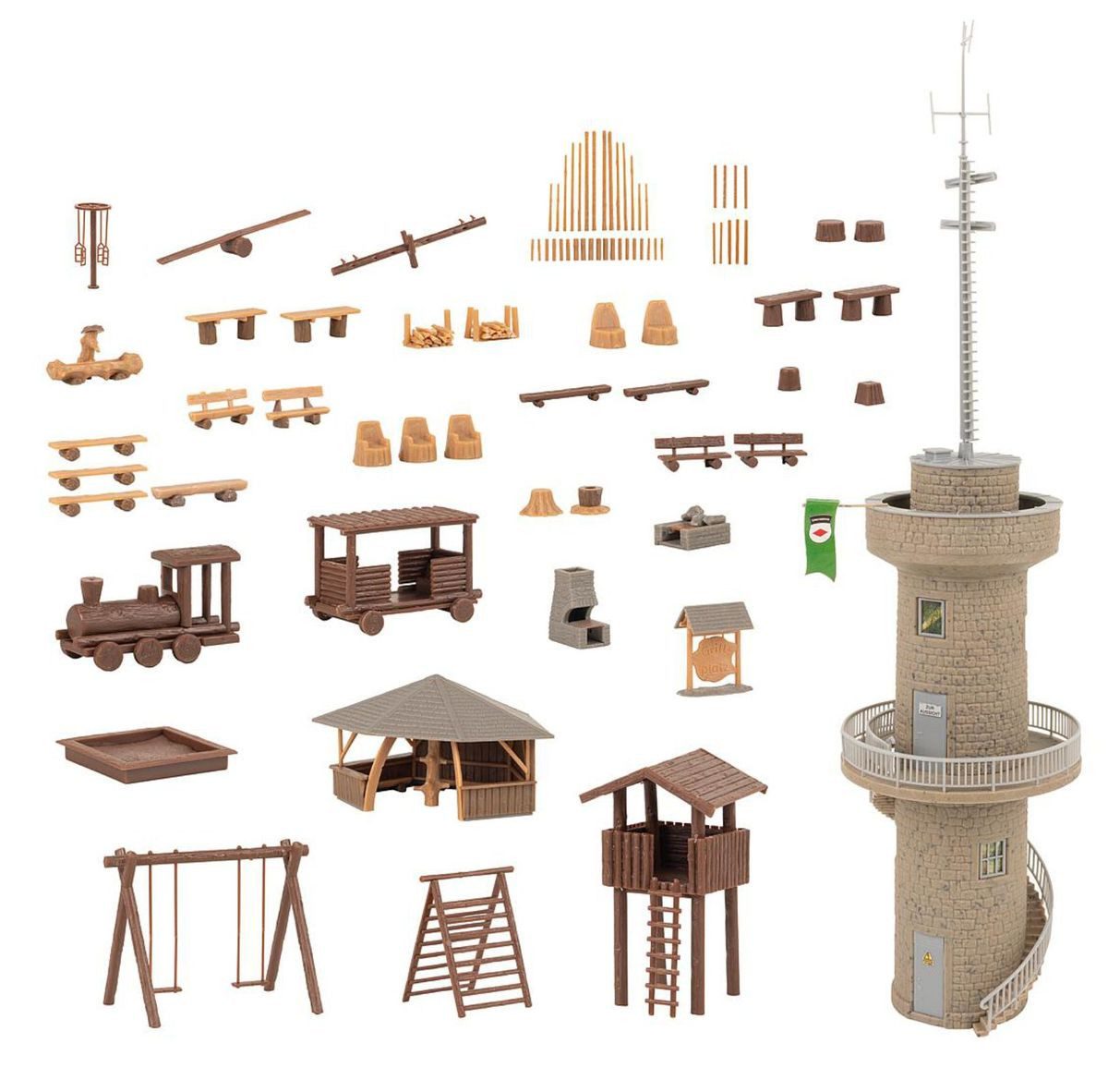 Faller Modellbausatz Faller 190036 Abenteuerspielplatz
