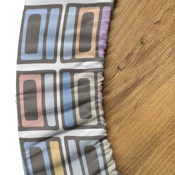 Abakuhaus Tischdecke Rundum-elastische Stofftischdecke, Abstrakt Pastell Simplistic Motive