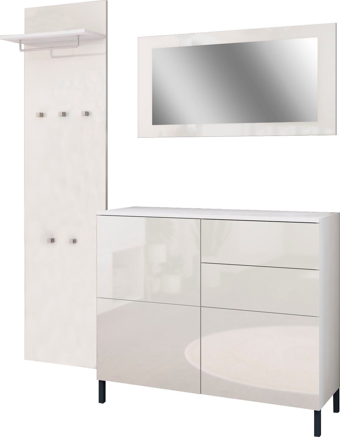 borchardt Möbel Garderoben-Set "Haama" 3 tlg. günstig online kaufen