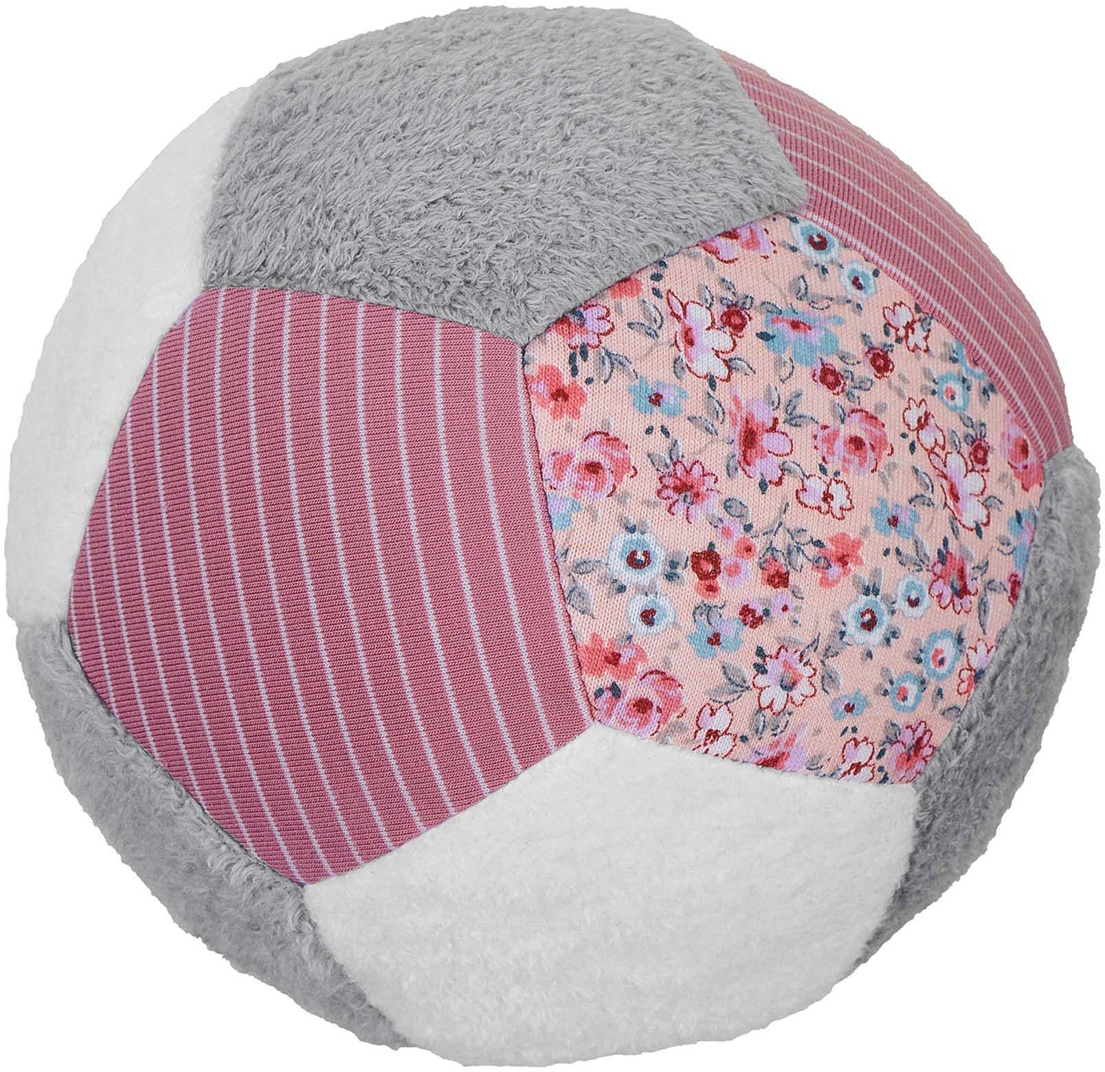 Sterntaler® Softball Stoff, rosa/grau, für Babys