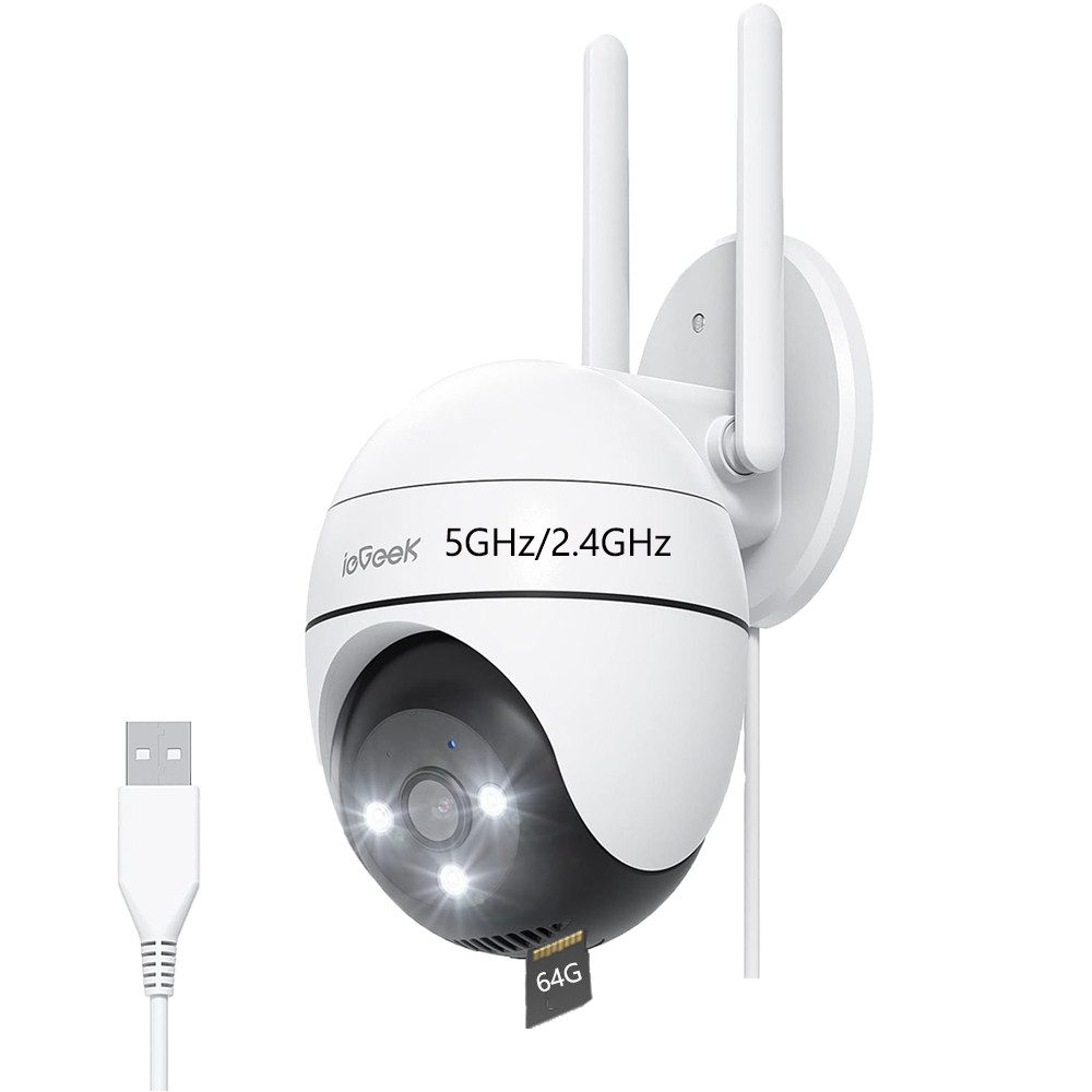 Überwachungskamera 5MP Überwachungskamera Aussen WLAN, PTZ Outdoor IP Kamera
